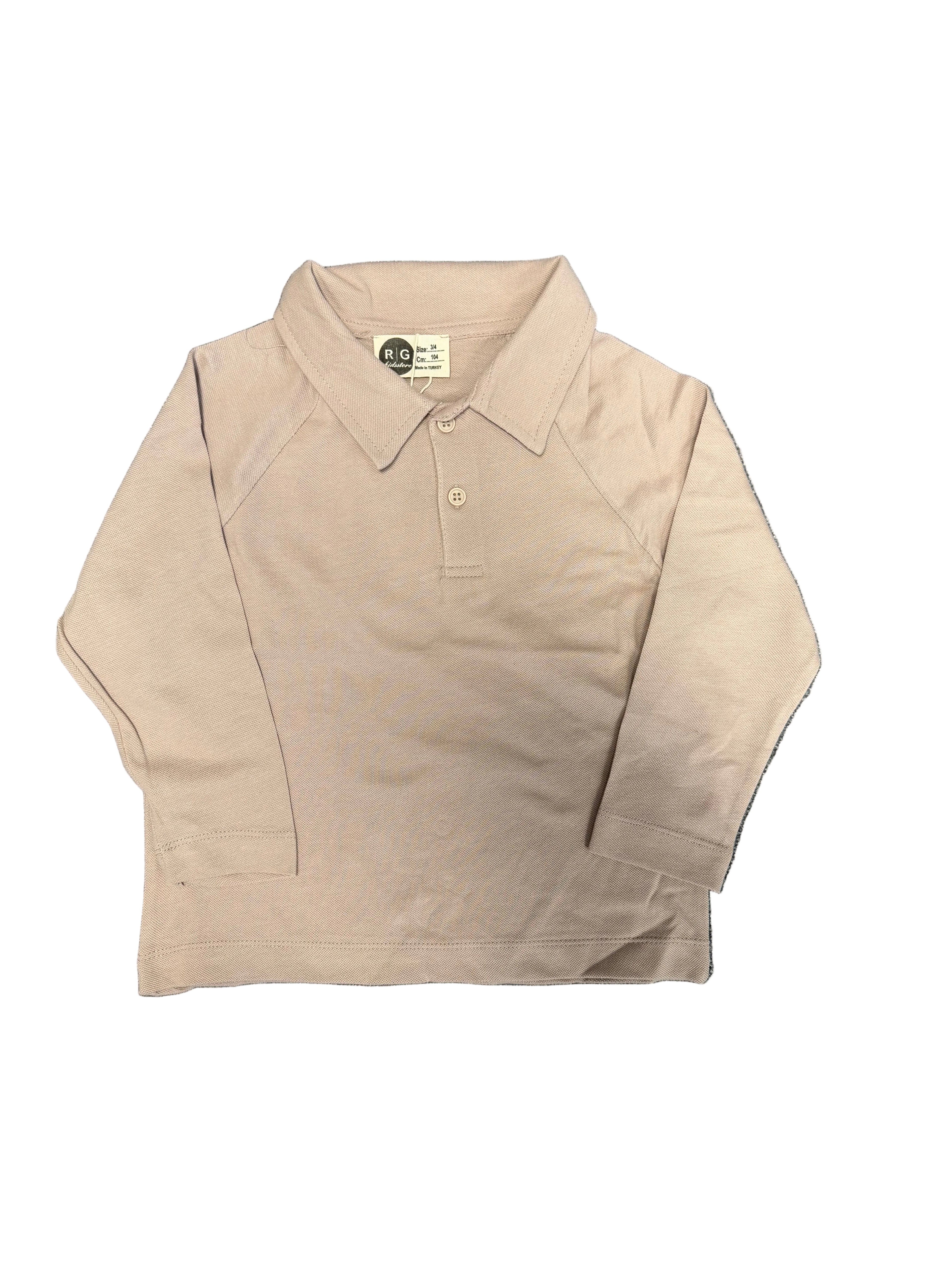 Polo longsleeve nude.
