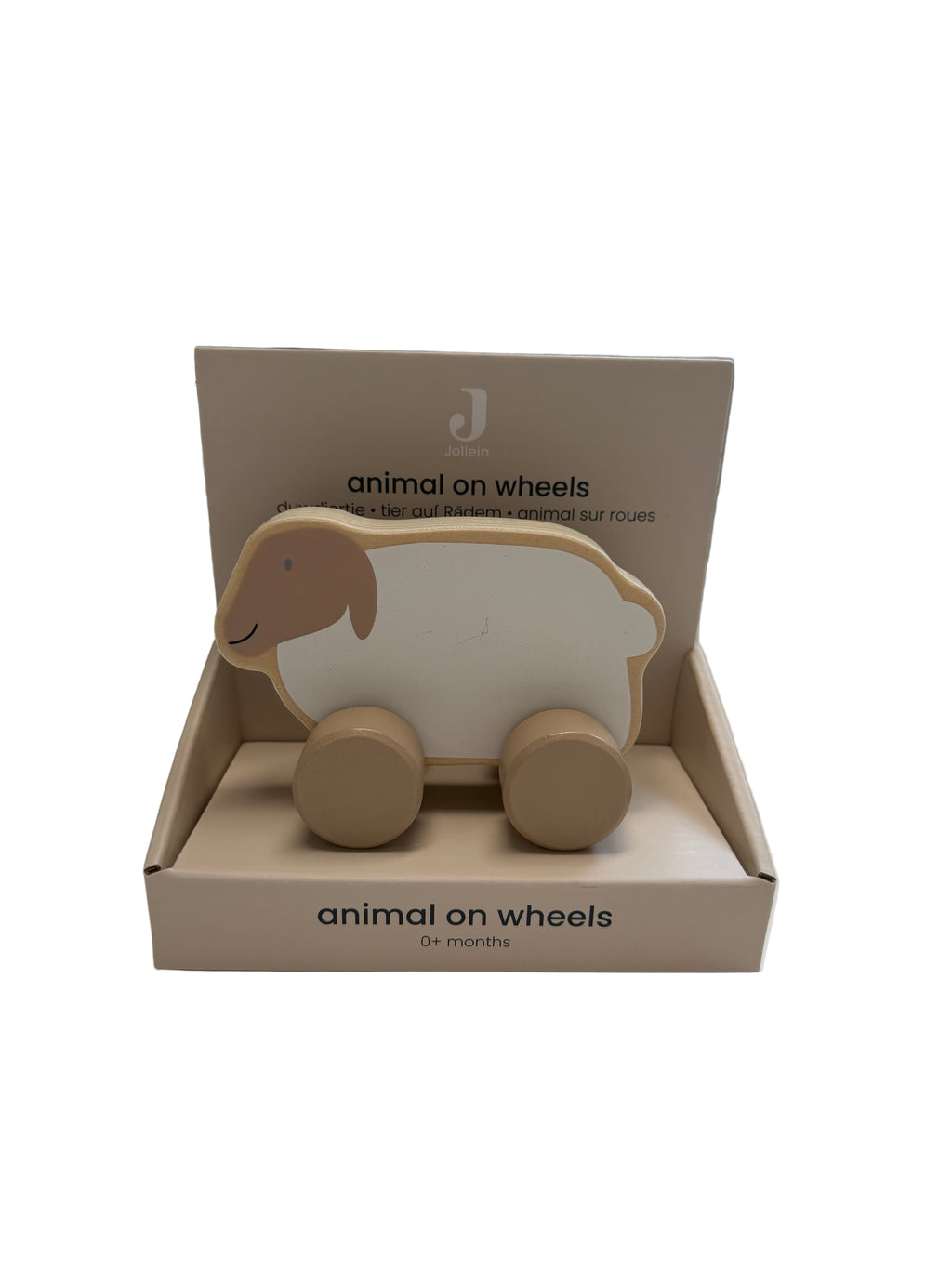 Schaapje op wielen Jollein.