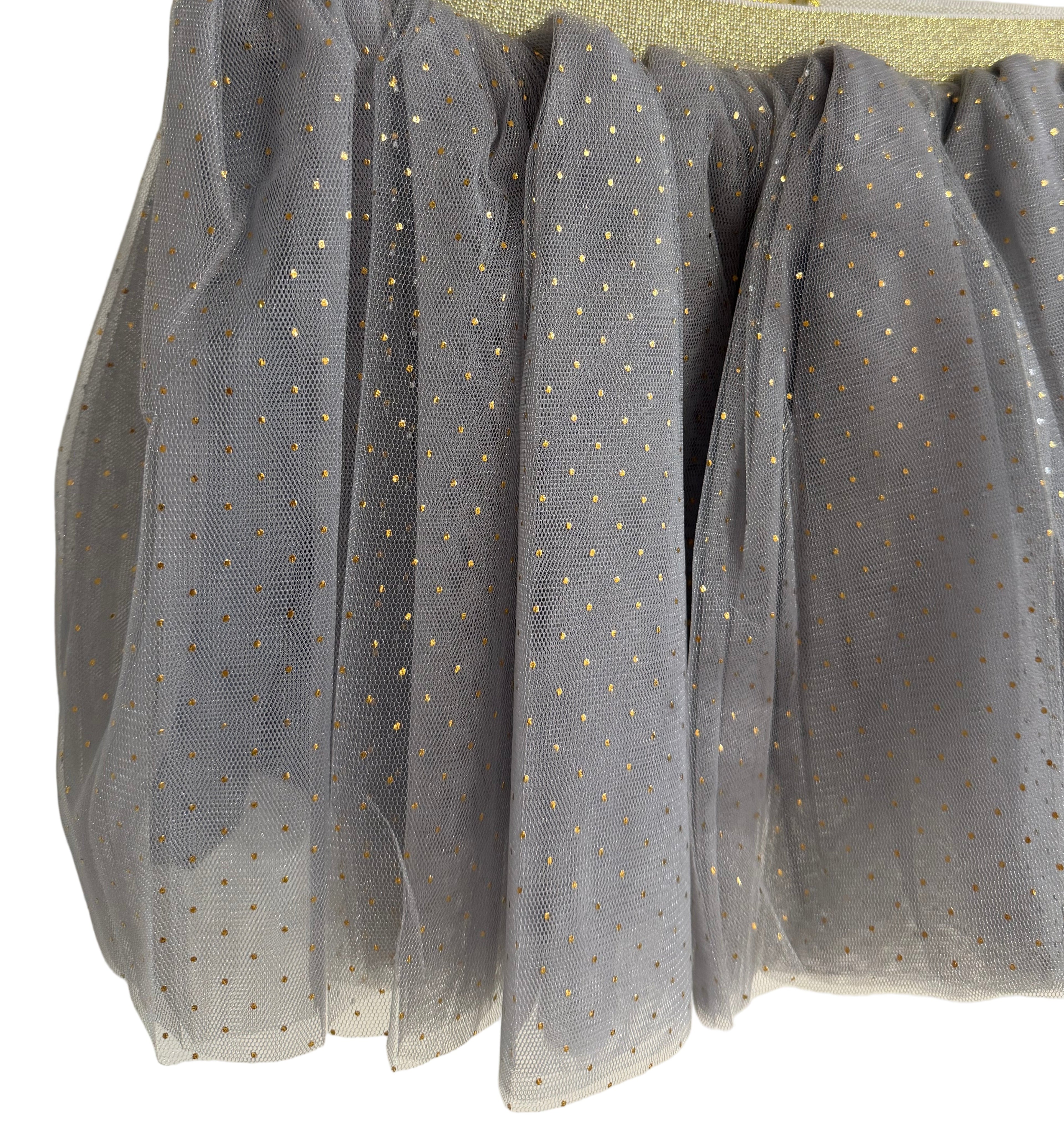 Tutu rok - grijze met gouden stippen