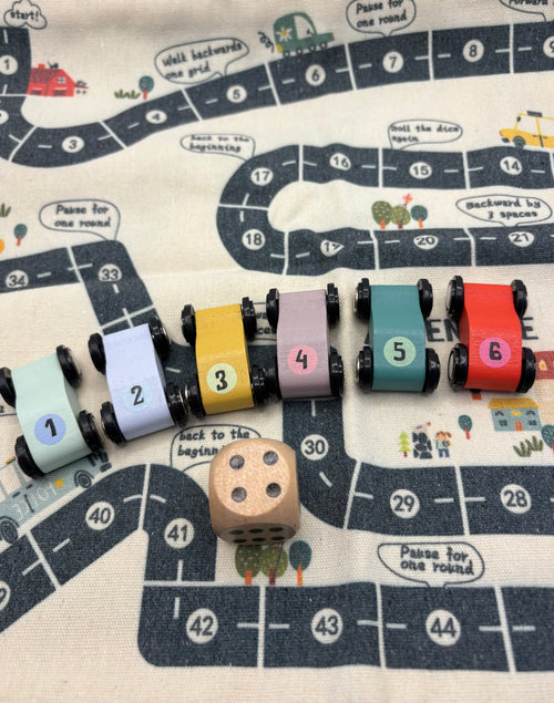 Auto bordspel opvouwbaar.