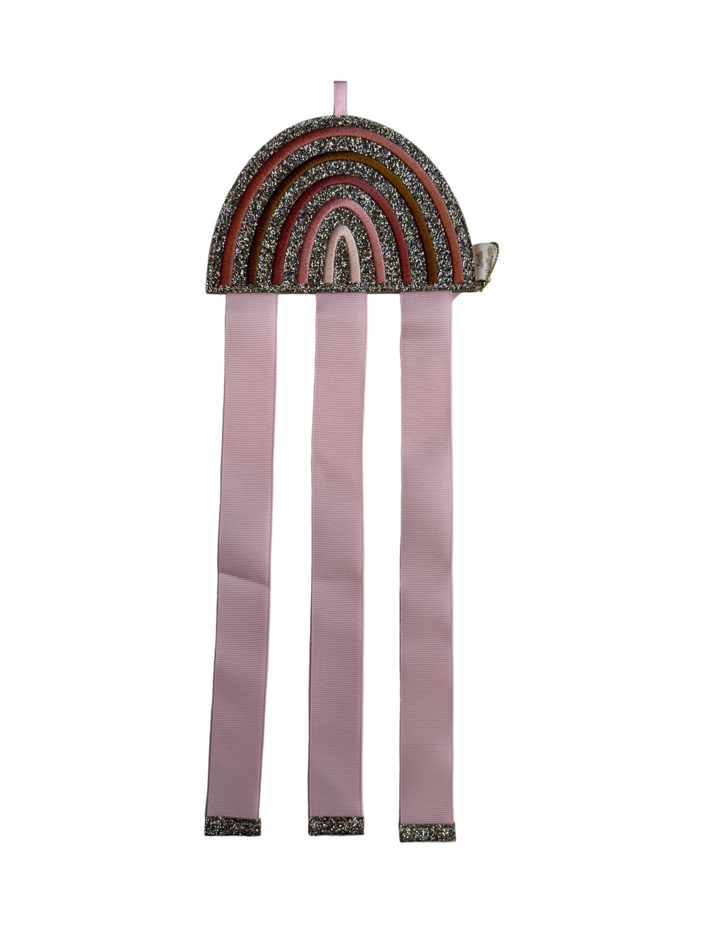 Haarspeldhouder regenboog roze.