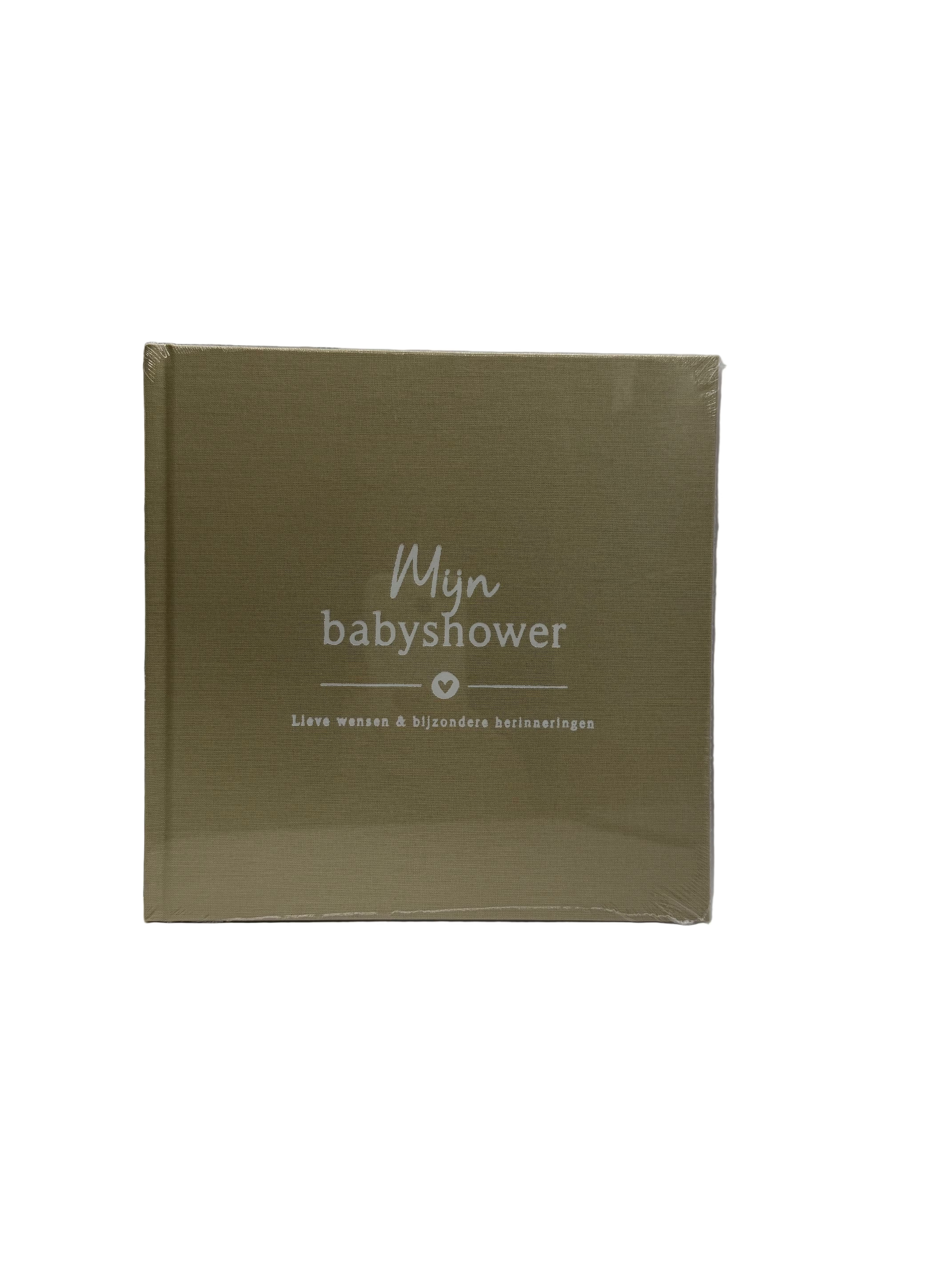 Mijn babyshower invulboek.